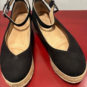 Naturalizer Black Espadrille Talia Ballet Flat